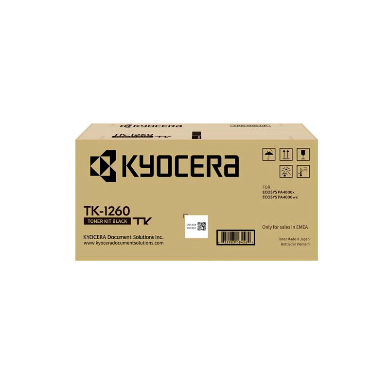 Tóner Kyocera TK1260 Negro Original - 130,85€ | Envío 24h