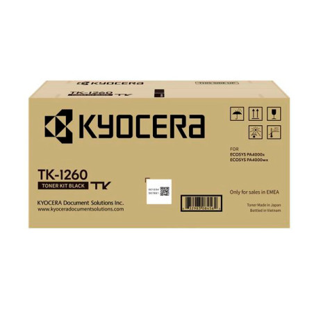 Tóner Kyocera TK1260 Negro Original - 130,85€ | Envío 24h