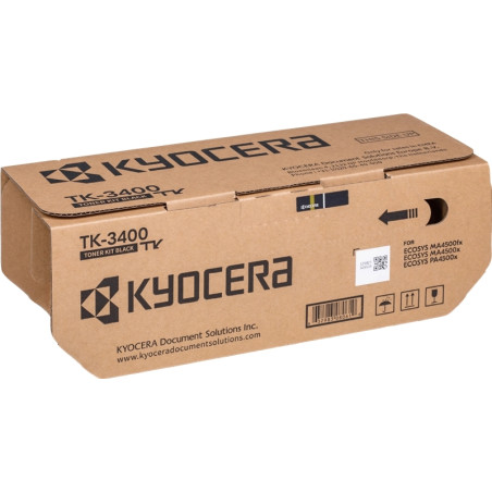 Tóner Kyocera TK3400 Negro Original - 95,36€ | Envío 24h