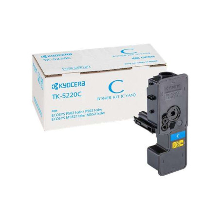 Tóner Kyocera TK5220 Cyan Original - 66,90€ | Envío 24h