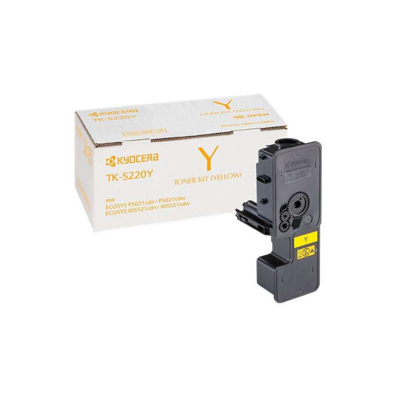 Tóner Kyocera TK5220 Amarillo Original - 66,90€ | Envío 24h
