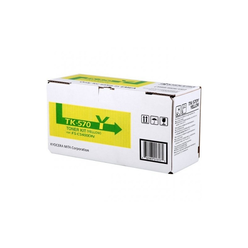 Tóner Kyocera TK570Y Amarillo Original - 218,15€ | Envío 24h