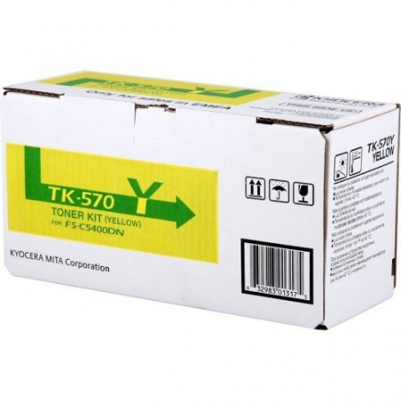 Tóner Kyocera TK570Y Amarillo Original - 218,15€ | Envío 24h