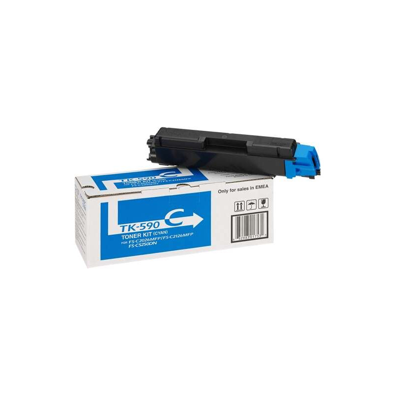 Tóner Kyocera TK590 Cyan Original - 136,06€ | Envío 24h