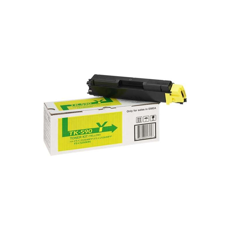 Tóner Kyocera TK590 Amarillo Original - 136,06€ | Envío 24h