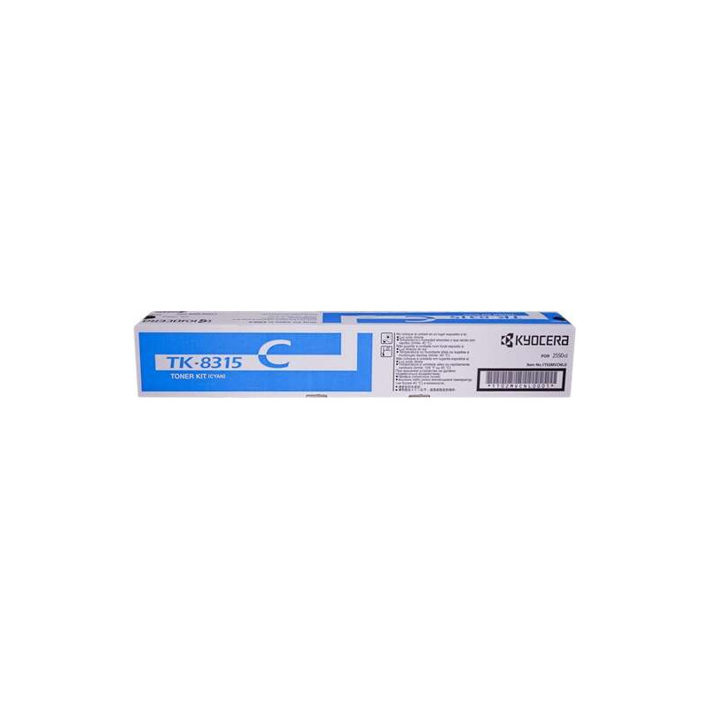 Tóner Kyocera TK8315 Cyan Original - 53,20€ | Envío 24h