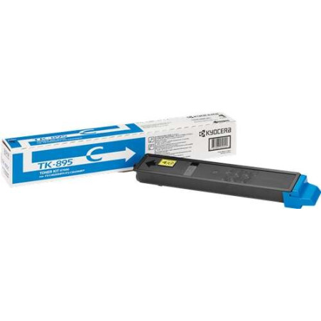 Tóner Kyocera TK895 Cyan Original - 75,53€ | Envío 24h