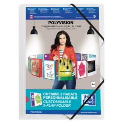 Oxford Polyvision A4+ Carpeta de Gomas 3 Solapas - 3,41€