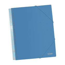 Dohe Carpeta con 40 Fundas Tamaño A4 Azul Compatible - 6,59€