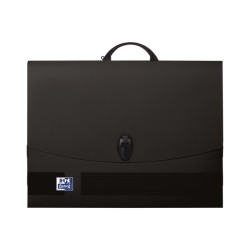 Oxford Carpeta de Dibujo A3 con Cierre y Asa Negra - 7,25€