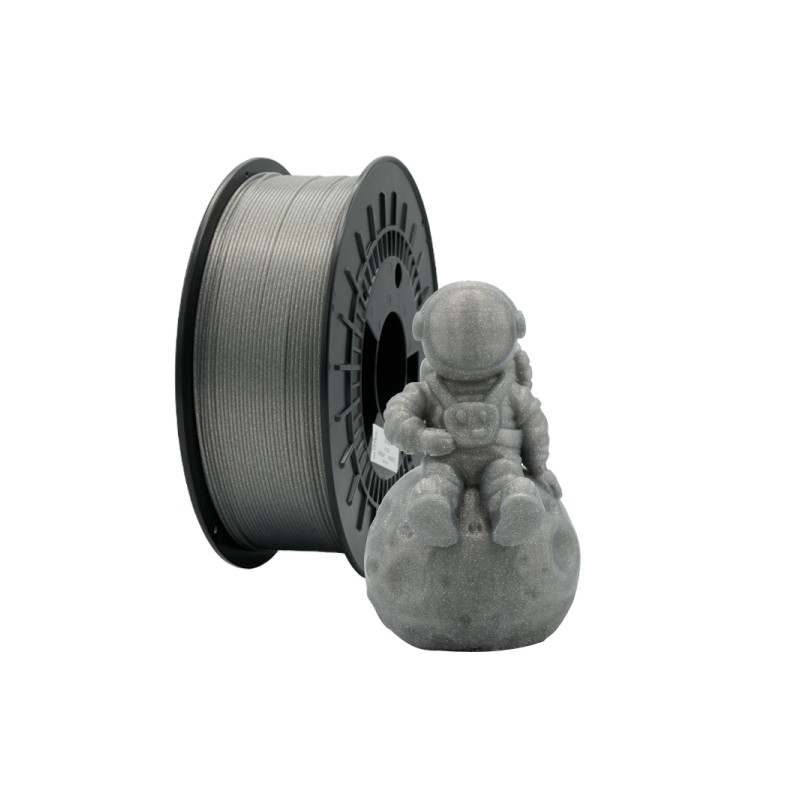 3D Filamento PLA GLITTER Plata Compatible - 18,30€