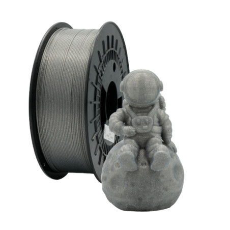3D Filamento PLA GLITTER Plata Compatible - 18,30€