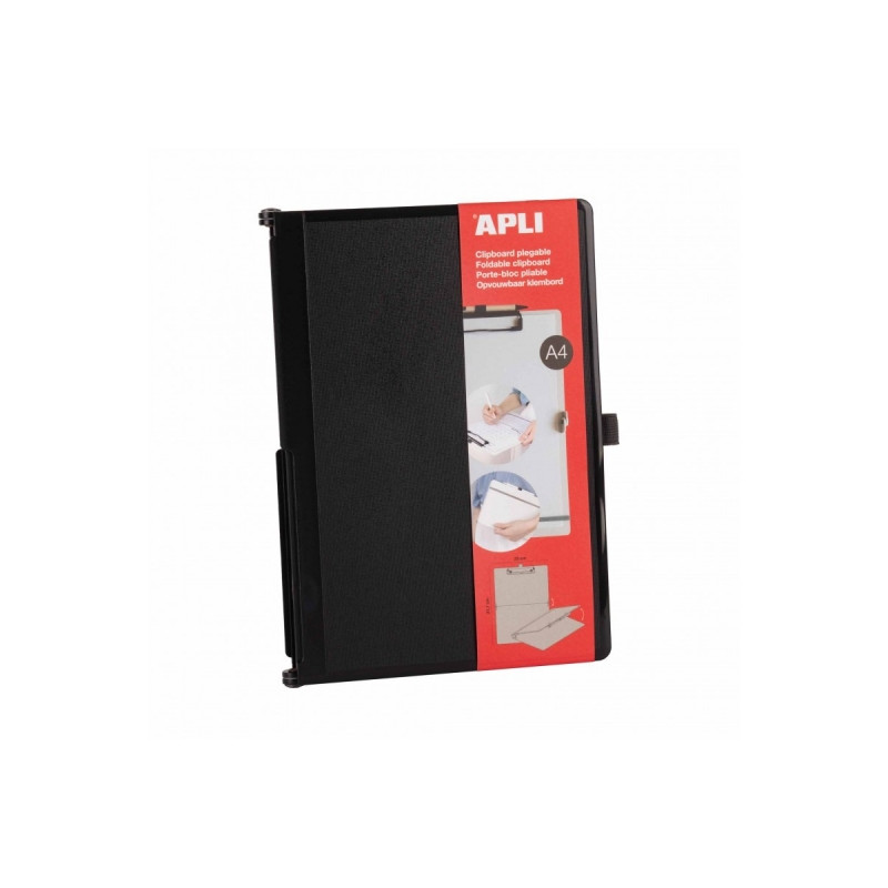 Apli Clipboard Plegable Negro Compatible - 8,99€ | Envío 24h