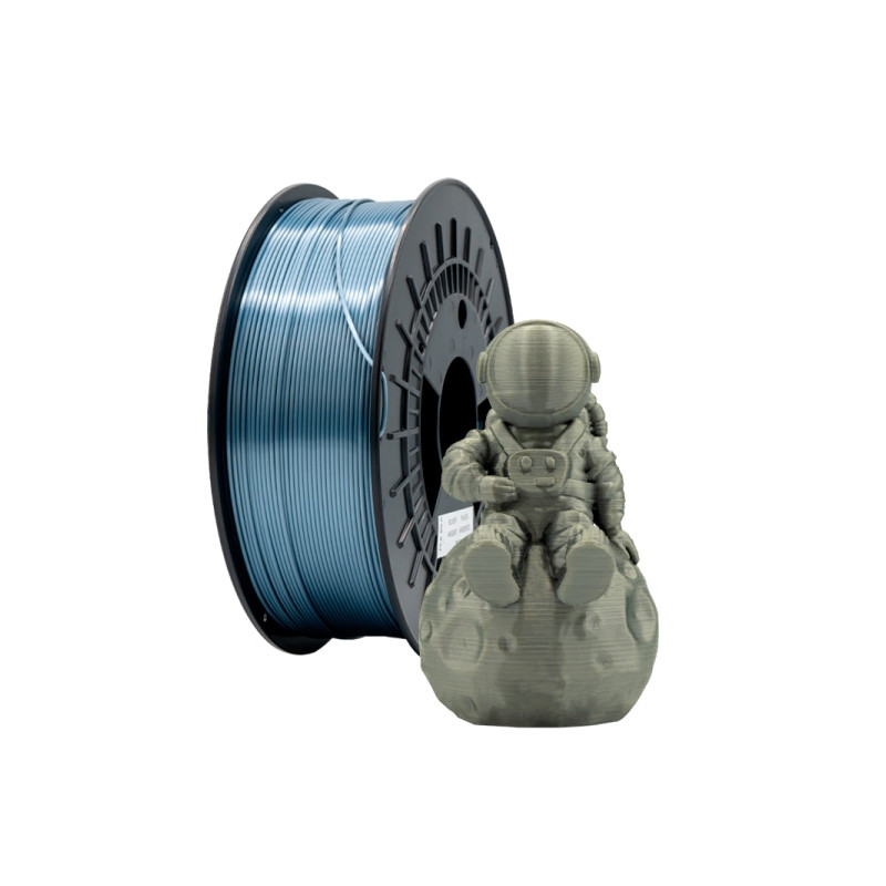 3D Filamento PLA SILK Plata Compatible - 16,00€ | Envío 24h