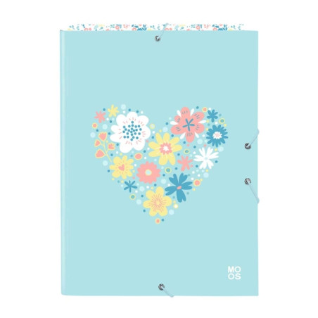 Safta Moos Fiori Carpeta con 3 Solapas