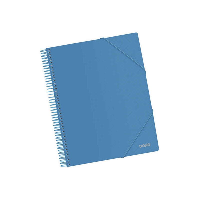 Dohe Carpeta con 20 Fundas Tamaño A4 Azul