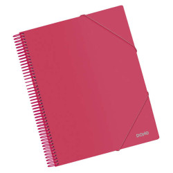 Dohe Carpeta con 20 Fundas Tamaño A4 Rosa
