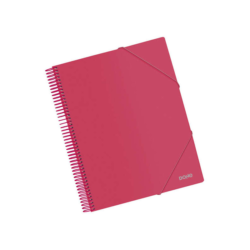 Dohe Carpeta con 20 Fundas Tamaño A4 Rosa
