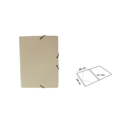 Mariola ECO Carpeta Sencilla de Carton 100% Reciclado