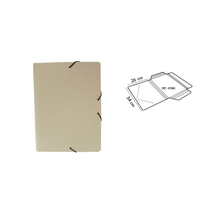 Mariola ECO Carpeta con Solapas de Carton 100% Reciclado (8u.)