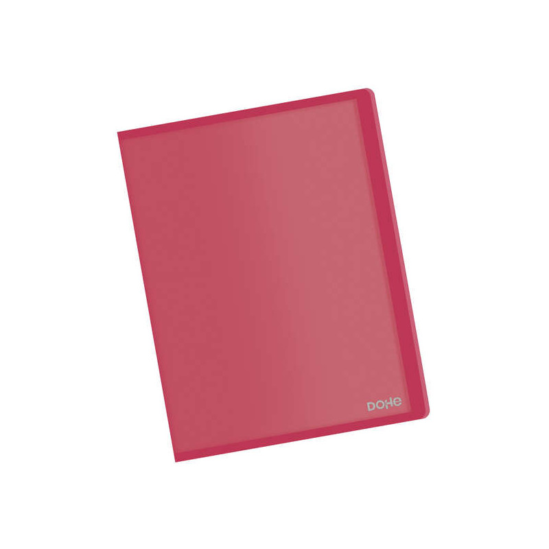 Dohe Carpetas con Fundas Din A4 Rojo