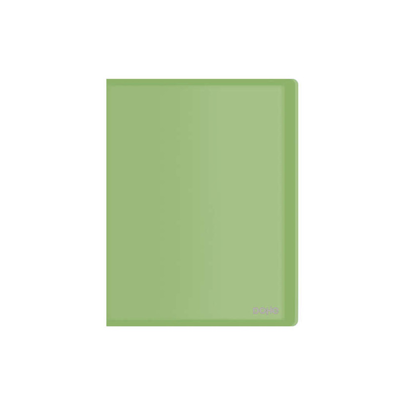 Dohe Carpetas con Fundas Din A4 Verde