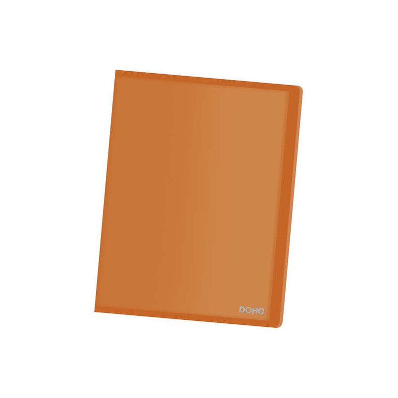 Dohe Carpetas con Fundas Din A4 Naranja