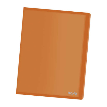 Dohe Carpetas con Fundas Din A4 Naranja