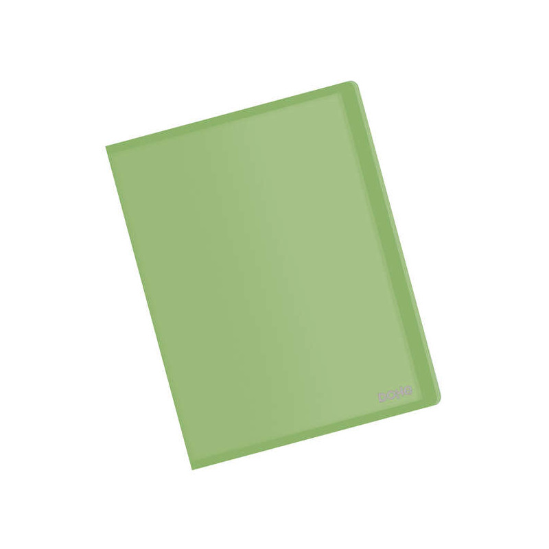 Dohe Carpetas con Fundas Din A4 Verde