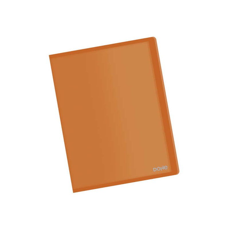 Dohe Carpetas con Fundas Din A4 Naranja