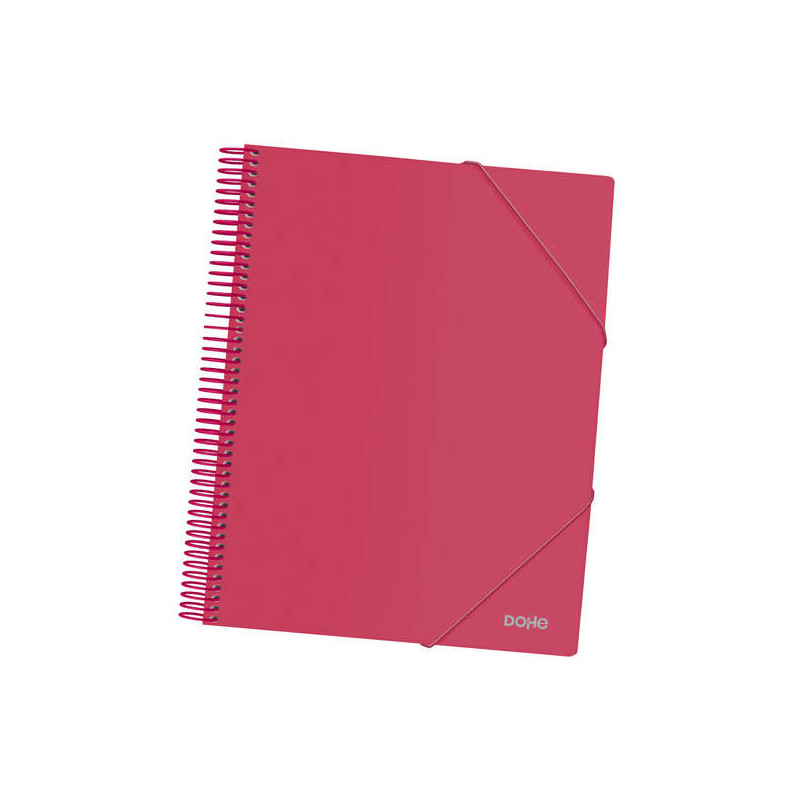 Dohe Carpeta con 30 Fundas Tamaño A4 Rosa