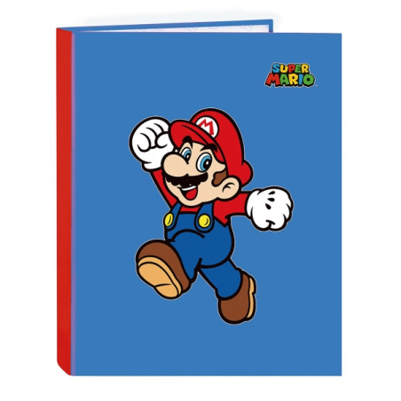 Safta Super Mario World Carpeta con 4 Anillas 25mm