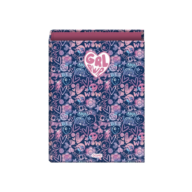 Dohe Girl Power Carpeta con 4 Anillas de 40mm