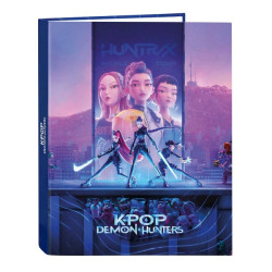 Safta K-Pop Demon Hunters Carpeta de 4 Anillas de 25mm