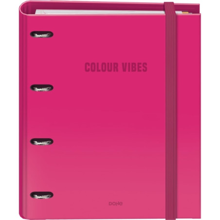Dohe Colour Vibes Carpeta de 4 Anillas Mixtas de 35mm Recambio 100 Hojas Cuadricula 5mm