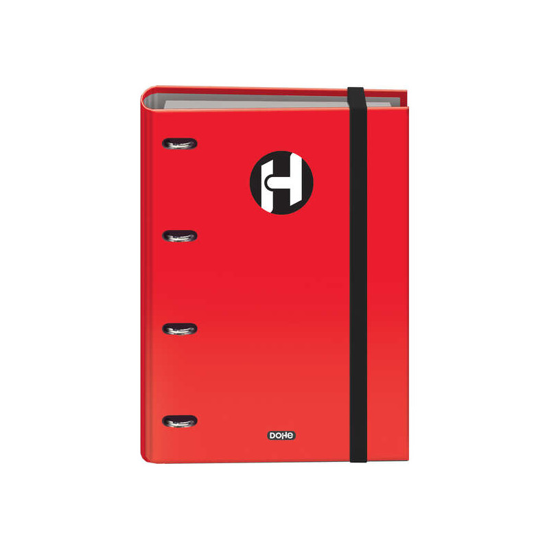 Dohe Serie Icon Carpeta de 4 Anillas Formato A4 con Recambio de 100 Hojas de 90 gr y 4 Taladros