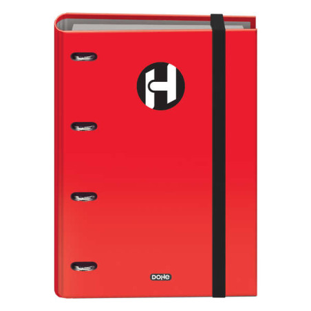 Dohe Serie Icon Carpeta de 4 Anillas Formato A4 con Recambio de 100 Hojas de 90 gr y 4 Taladros
