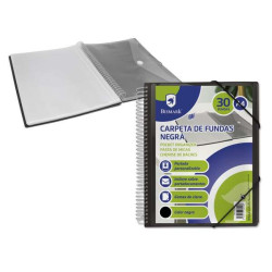 Bismark Carpeta con 30 Fundas Transparentes