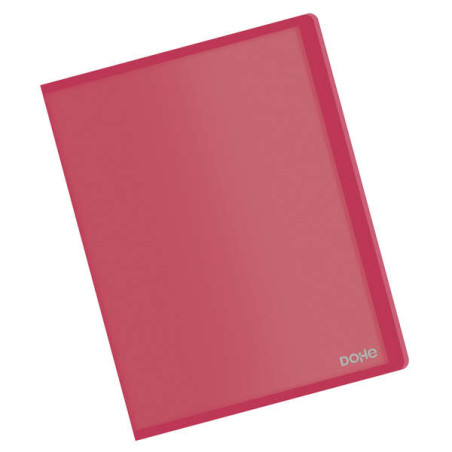 Dohe Carpeta con 10 Fundas A4 Rojo