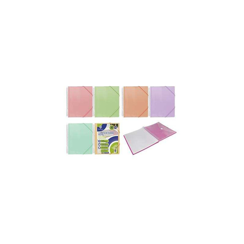 Bismark Carpeta Espiral 30 Fundas Transparentes (12u.)
