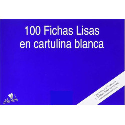 Mariola Pack de 100 Fichas Lisas Nº1 para Fichero - 1,19€