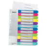Leitz WOW Indice de Plastico Imprimible Multicolor 12