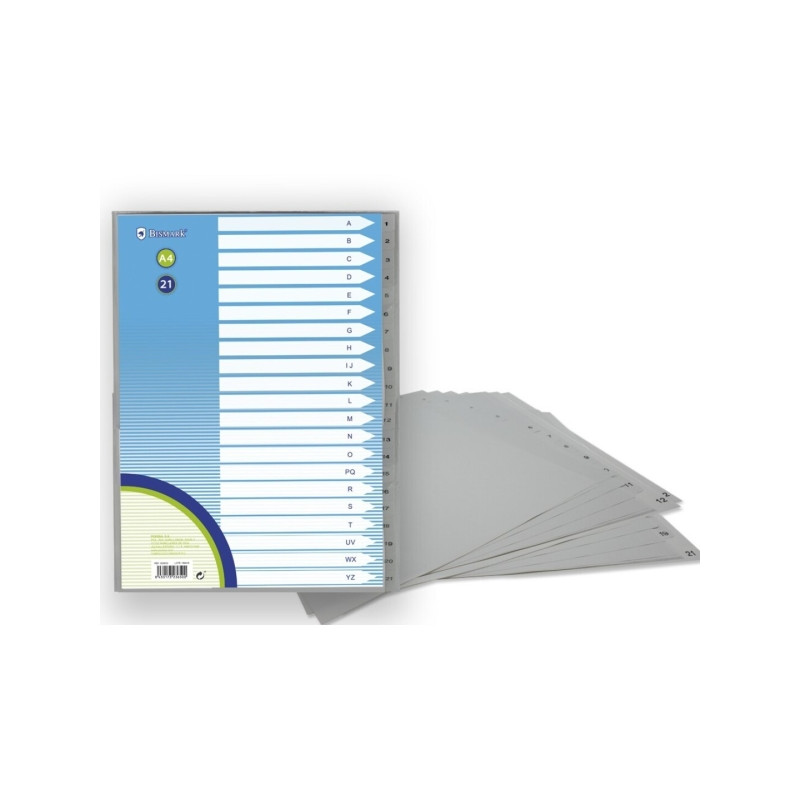 Bismark Indice Numerico con Pestañas del 1 al 21 - 14,23€