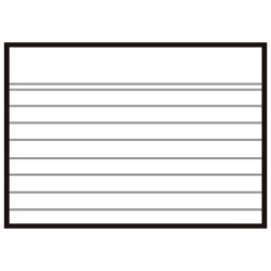 Apli Fichas Rayas Nº1 95x65mm 100U Blanco Compatible - 1,80€