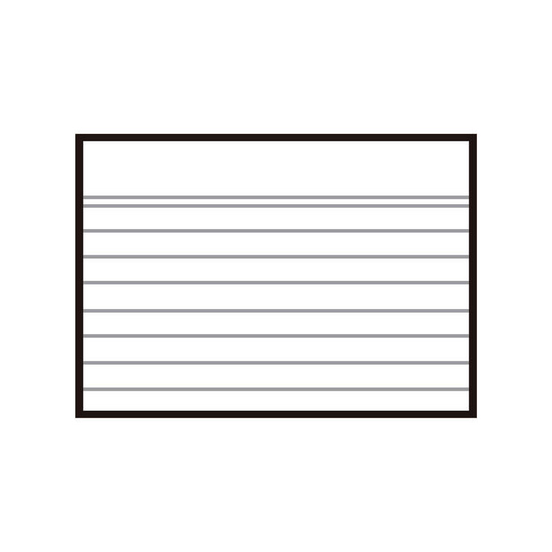 Apli Fichas Rayas Nº1 95x65mm 100U Blanco Compatible - 1,80€