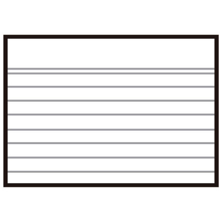 Apli Fichas Rayas Nº1 95x65mm 100U Blanco Compatible - 1,80€
