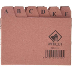 Mariola Indice A-Z Nº1 para Fichero Compatible - 2,41€