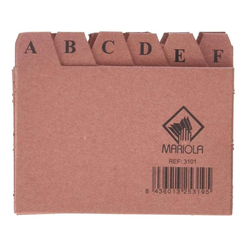 Mariola Indice A-Z Nº1 para Fichero Compatible - 2,41€
