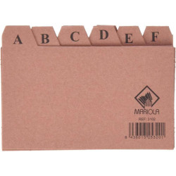 Mariola Indice A-Z Nº2 para Fichero Compatible - 2,82€