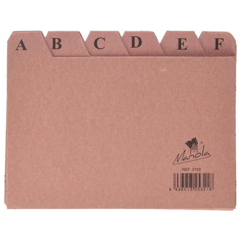 Mariola Indice A-Z Nº3 para Fichero Compatible - 3,16€